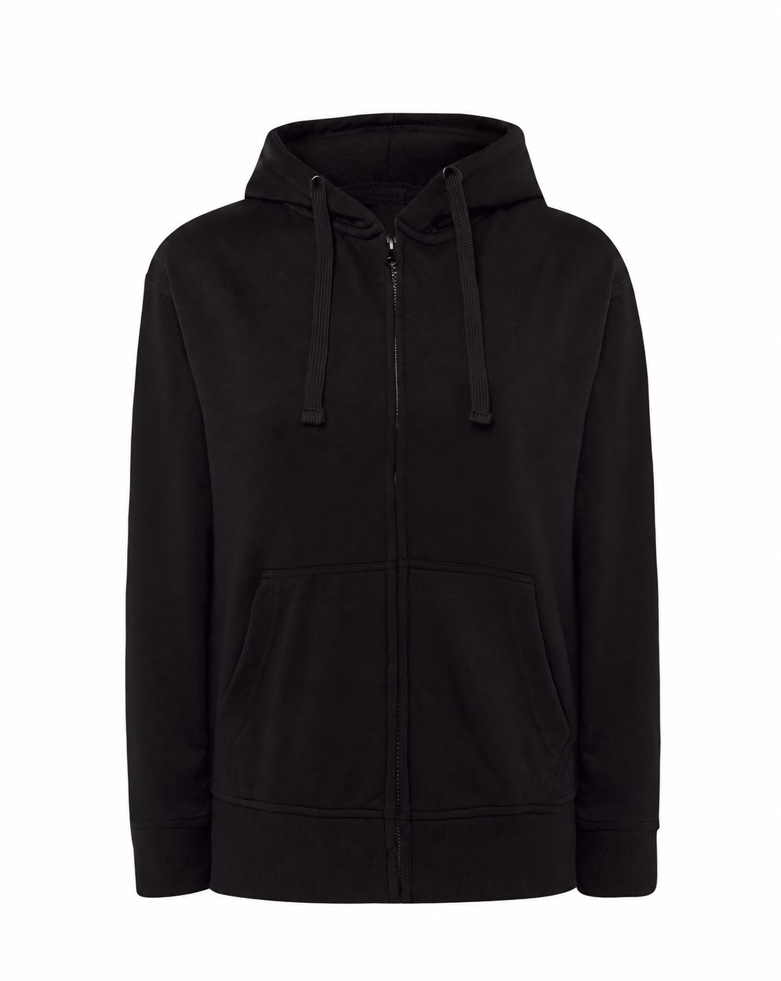 Sudadera Mujer gorro y cremallera.